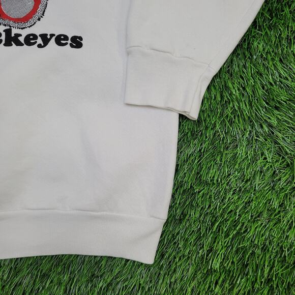 Vintage Ohio-State Buckeyes Sweatshirt Womens XL 22x23 Bear - Picture 16 of 16